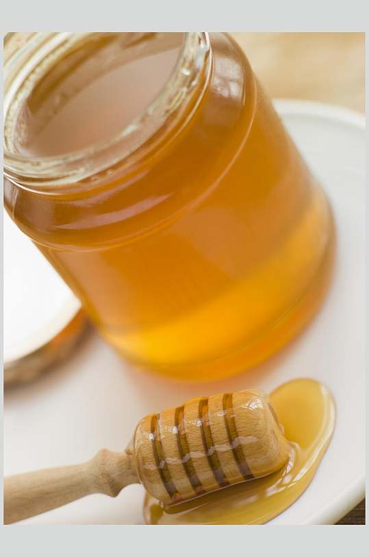 招牌蜂蜜豆类粮食摄影图