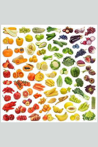 创意美味蔬菜水果食品图片
