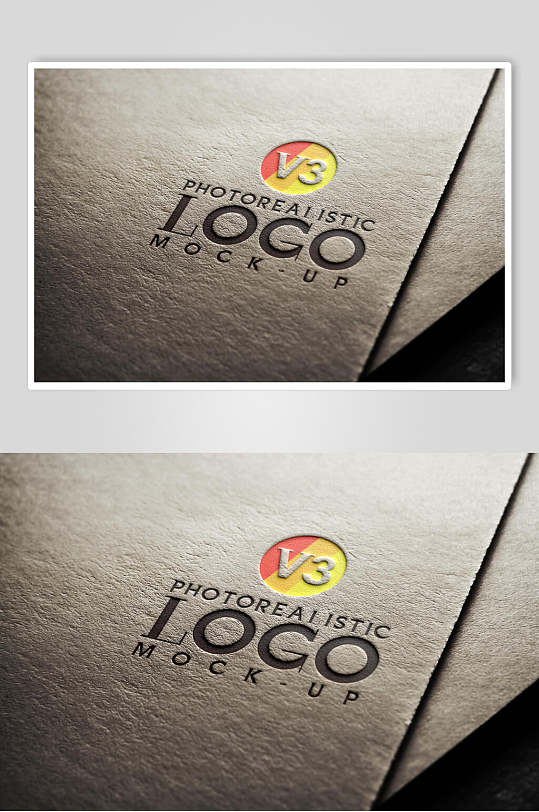 v3字体logo标志样机