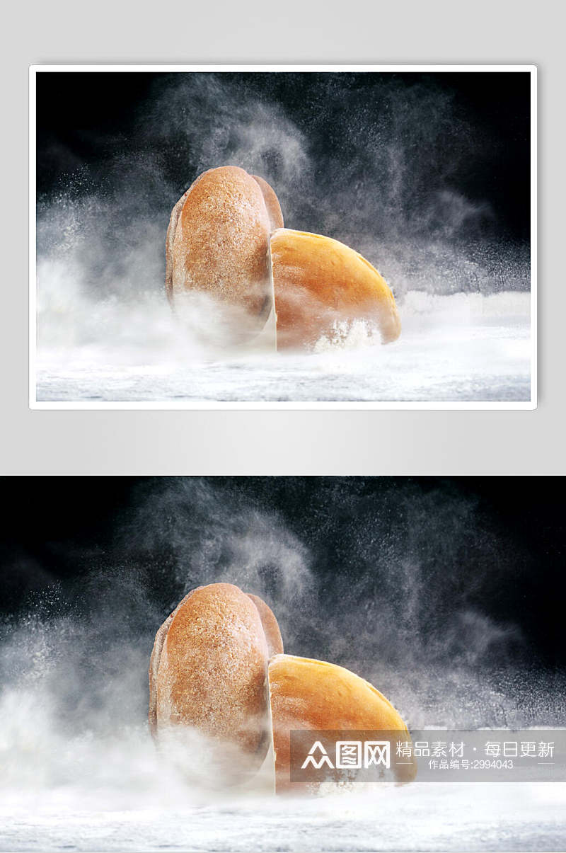 新鲜烘焙面包摄影图片素材