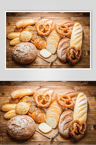 鲜香早餐全麦面包食物摄影图片