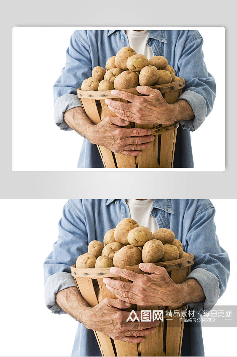 土豆蔬菜制作美食图片素材