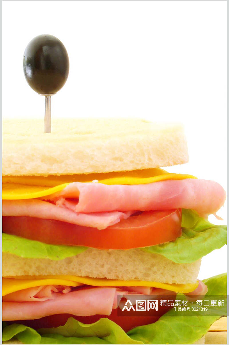 三明治蔬菜水果图片素材