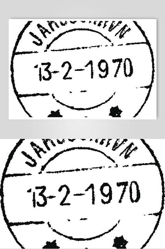 邮戳怎么画简笔画