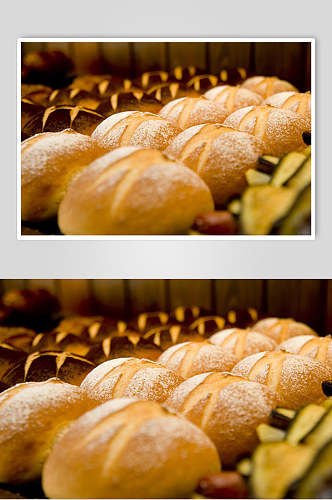 经典全麦面包食品图片