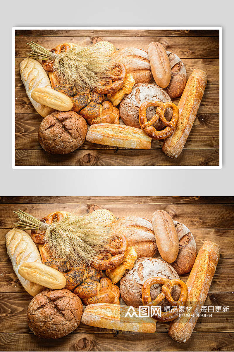 精品早餐全麦面包食物摄影图片素材