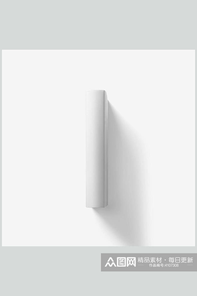 立体长方形阴影背景墙白膜贴图样机素材