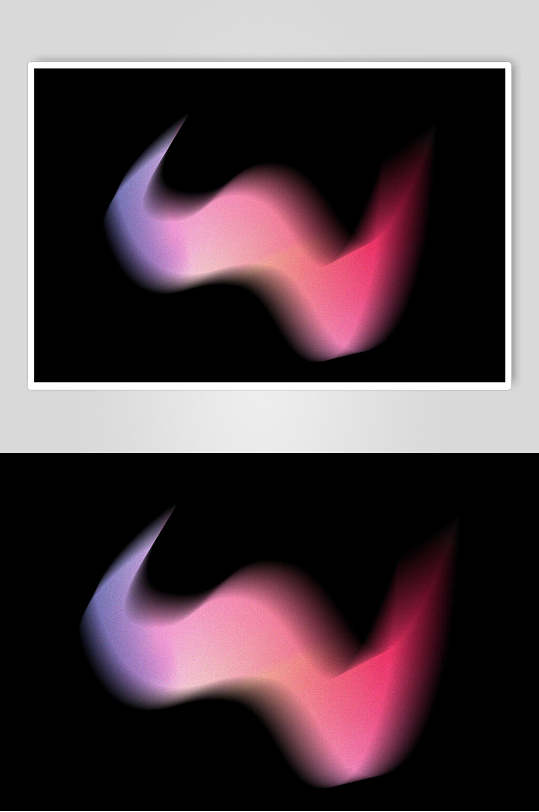 黑黄简约大气高端炫彩渐变背景素材