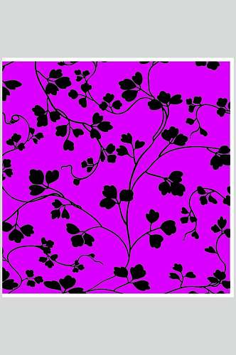 紫色古典传统花纹矢量素材