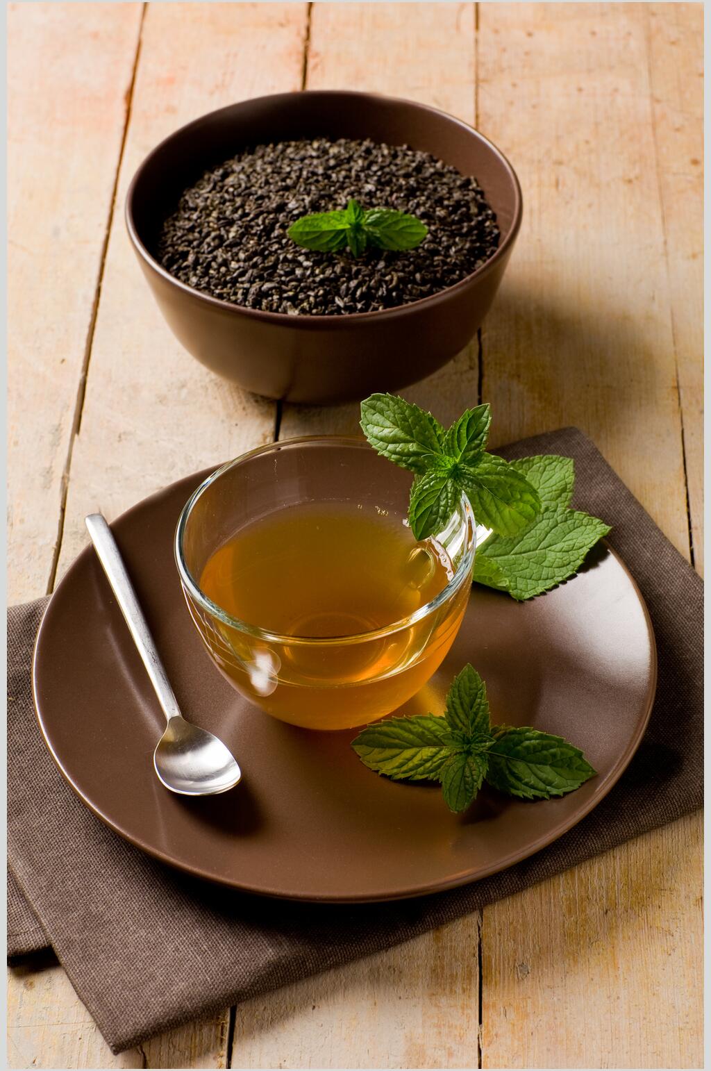 绿茶红茶摄影图素材