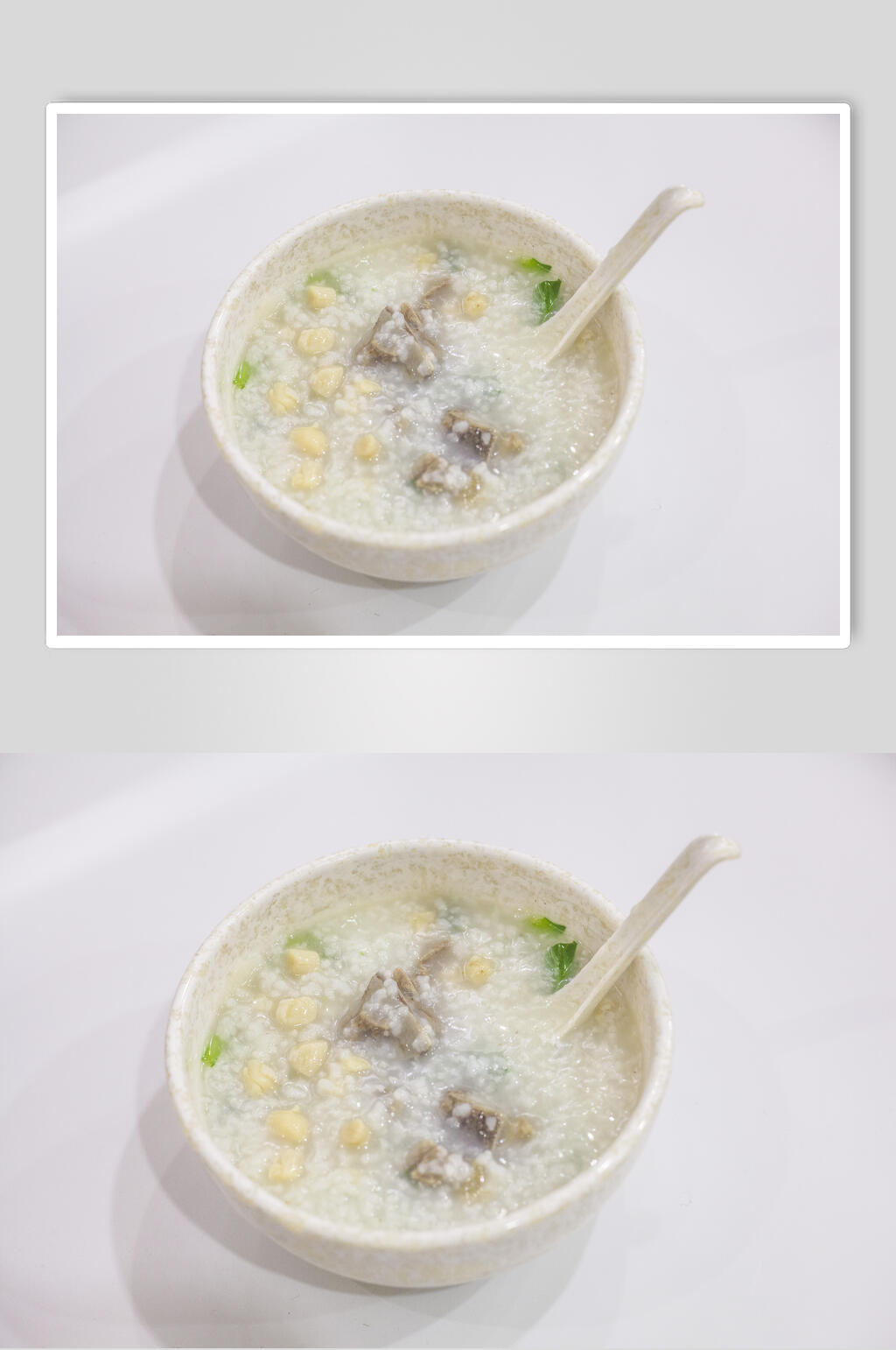 新鲜美味瘦肉粥店食物摄影图素材