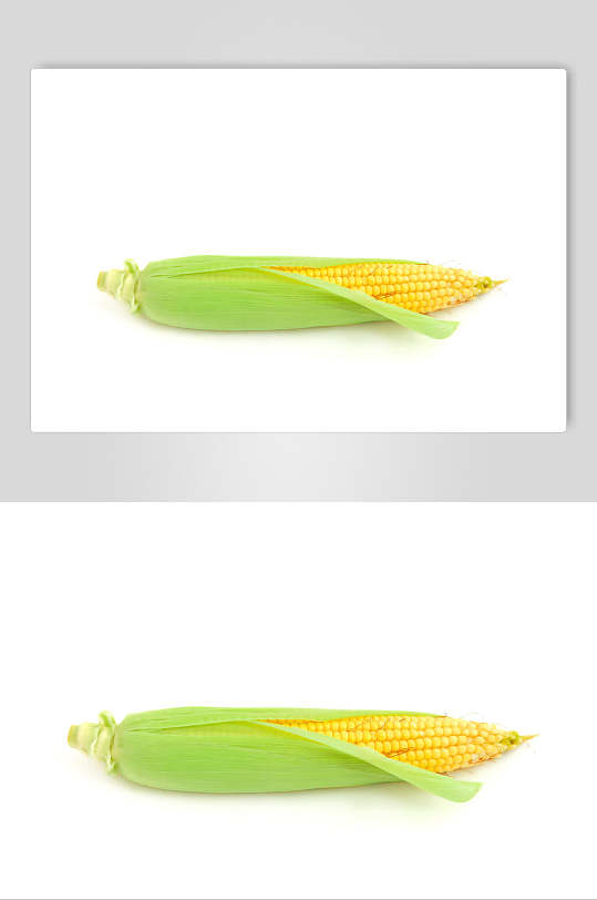 白底玉米蔬菜水果食品高清图片