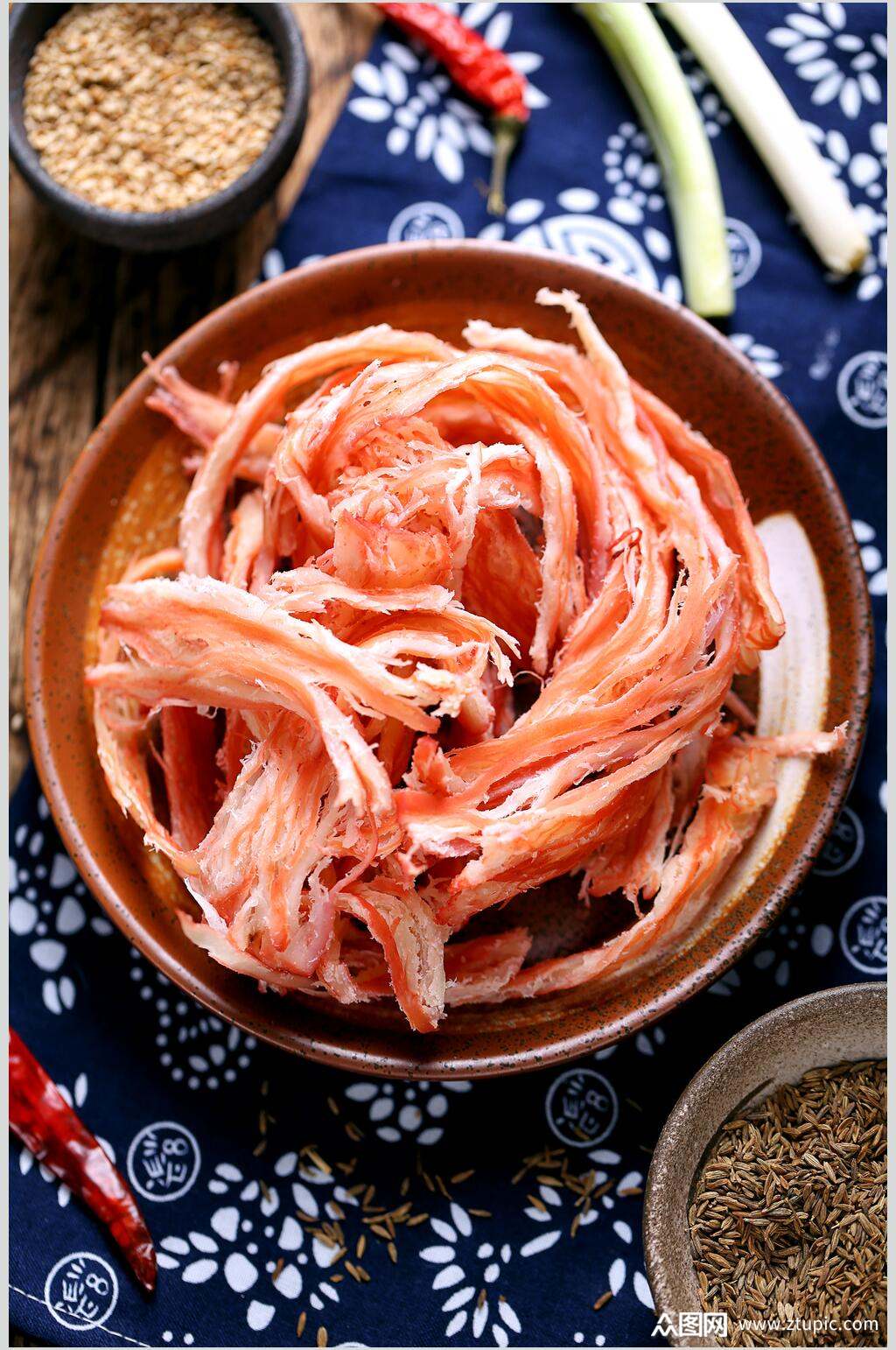 鱿鱼丝美食摄影图模板下载-编号2990674-众图网