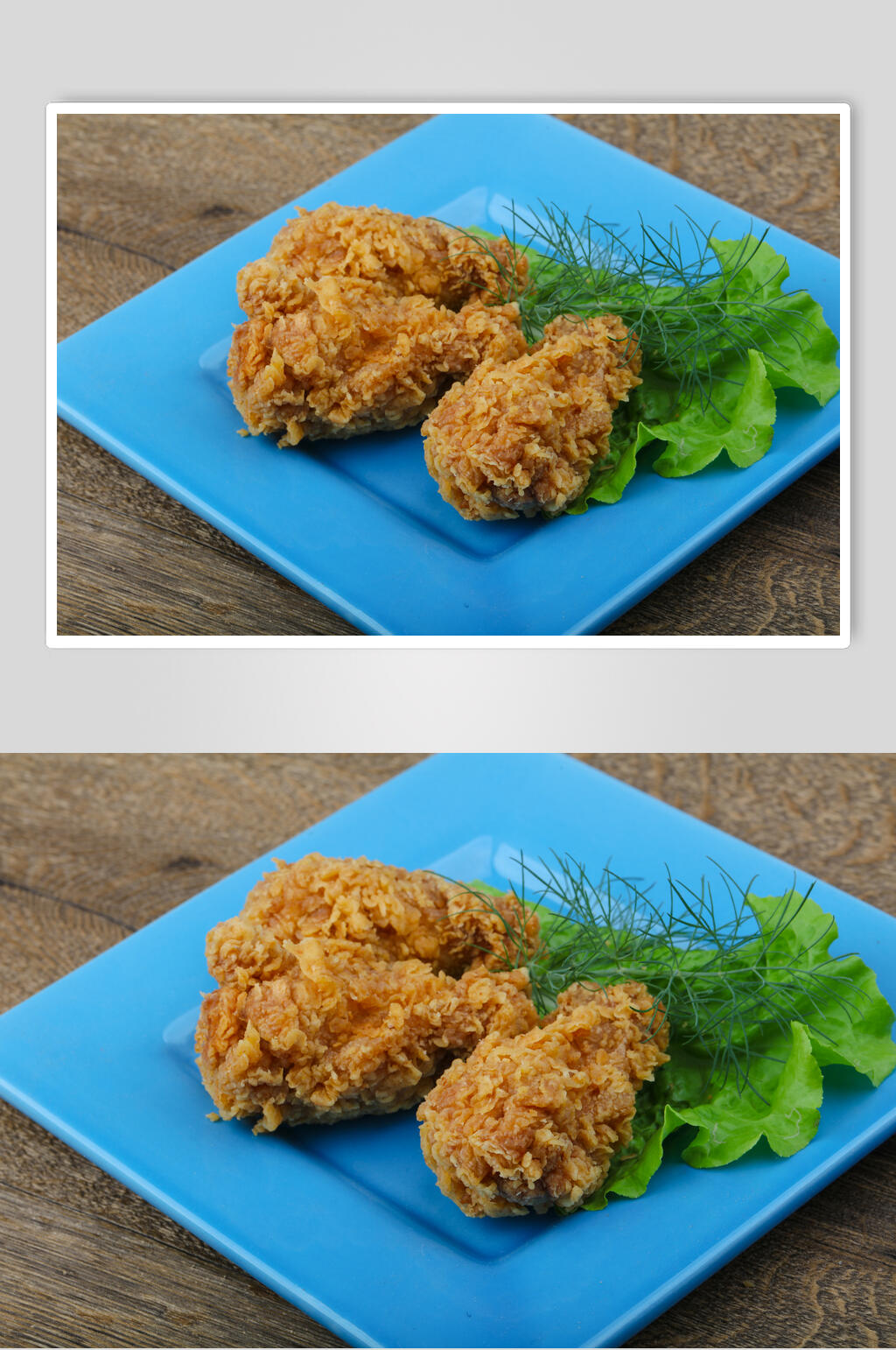 香脆鸡腿薯条汉堡食物图片素材