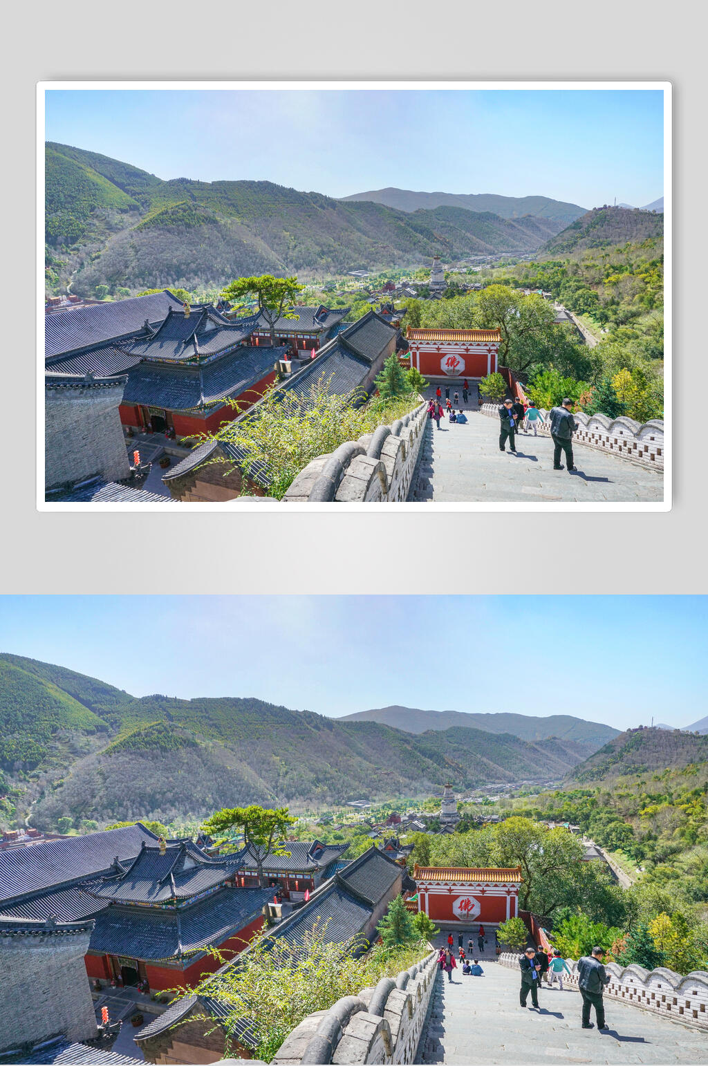 五台山塔院寺图片素材