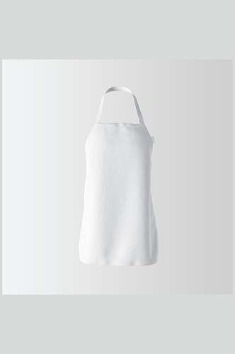 纯白厨房围裙样机