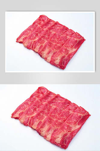 新鲜美味猪肉肉类食品摄影图