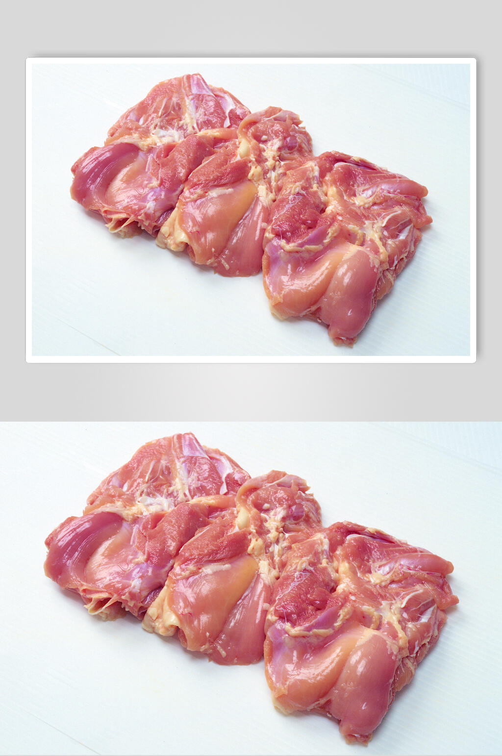 新鲜美味猪肉肉类食品摄影图素材