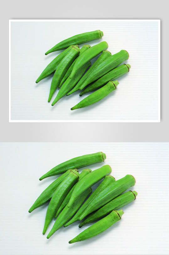 秋葵蔬菜水果食品高清图片