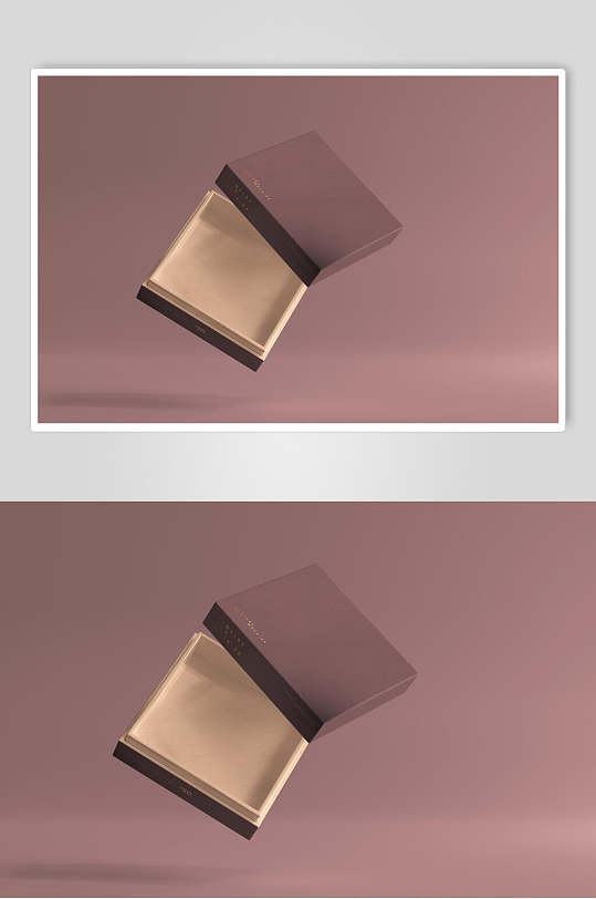 简约时尚丝绸布料高端产品礼品礼盒样机