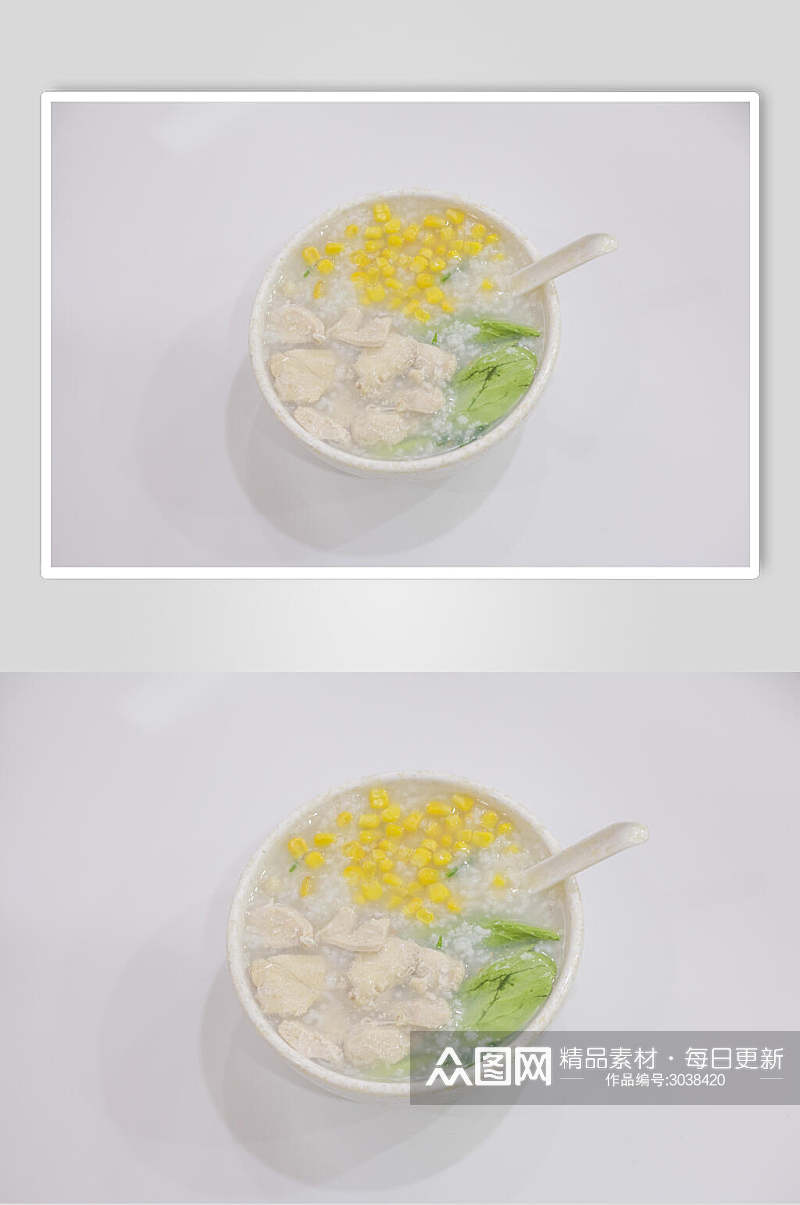 新鲜美味饺子粥店食物摄影图素材