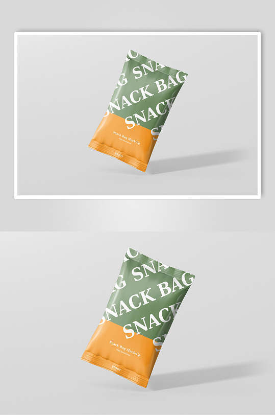 素雅袋子创意大气食品零食包装样机