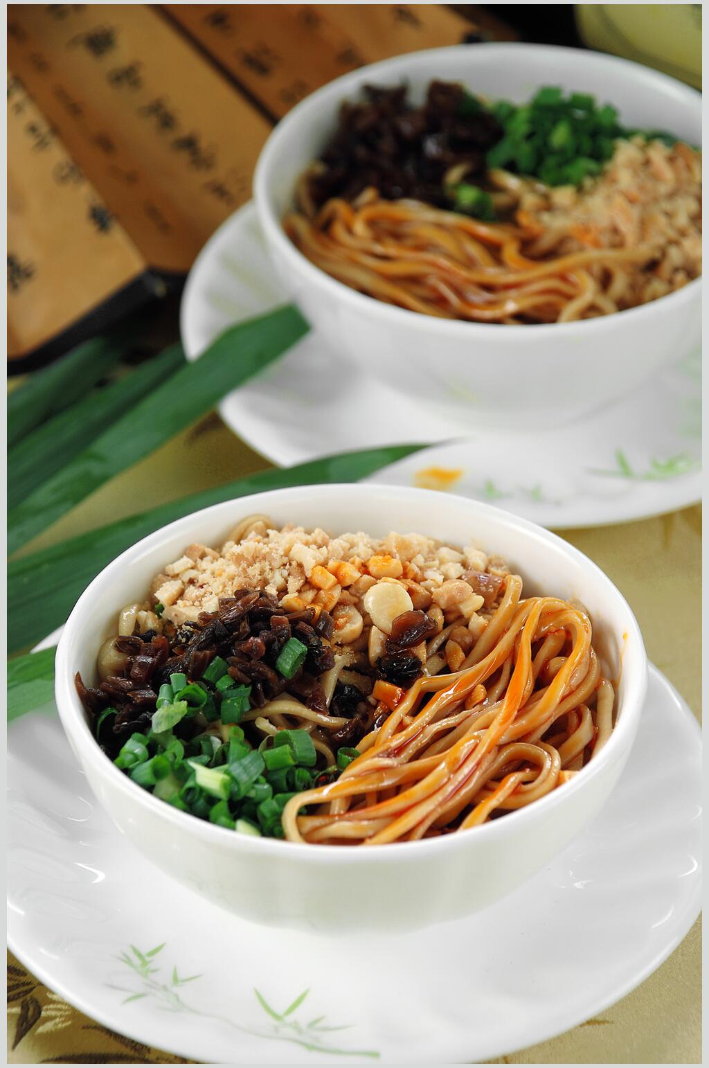 宜宾燃面碗美食图片素材