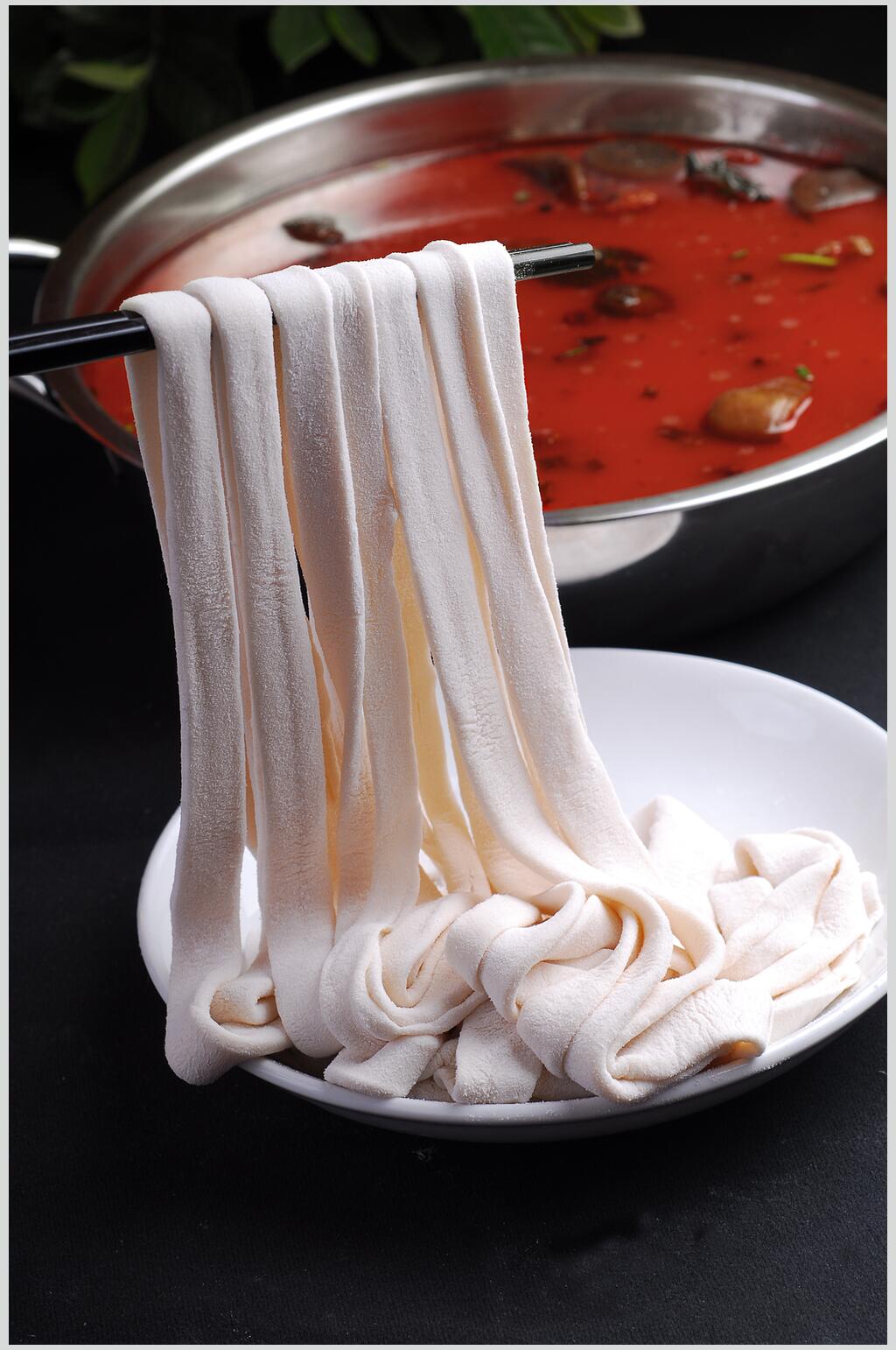 小吃手工面块美食图片素材