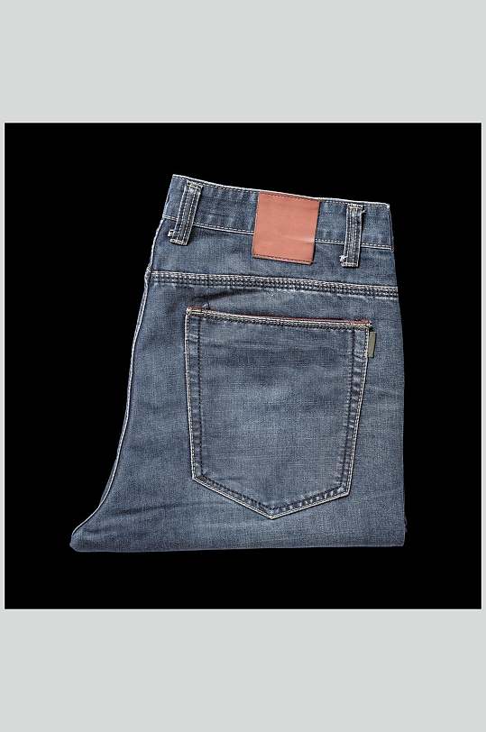 牛仔裤白膜贴图样机