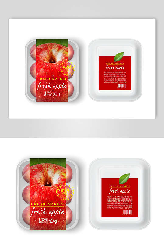 苹果农产品蔬菜包装样机