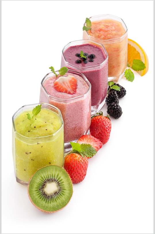 水果食物果汁饮料摄影图