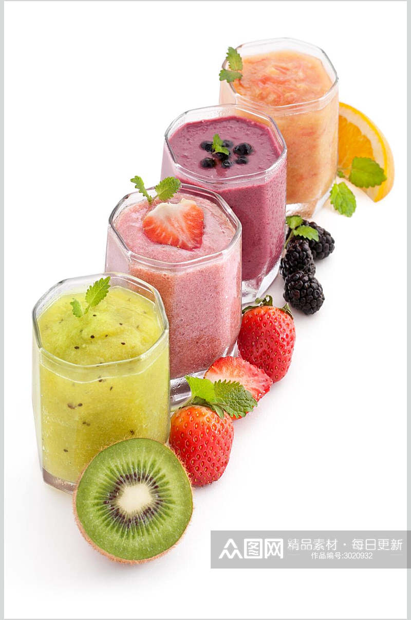 水果食物果汁饮料摄影图素材