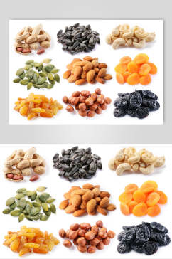 彩色坚果果干食品摄影图片