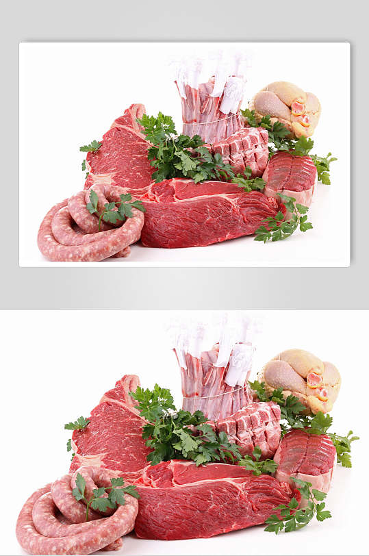 美味猪肉肉类食品摄影图