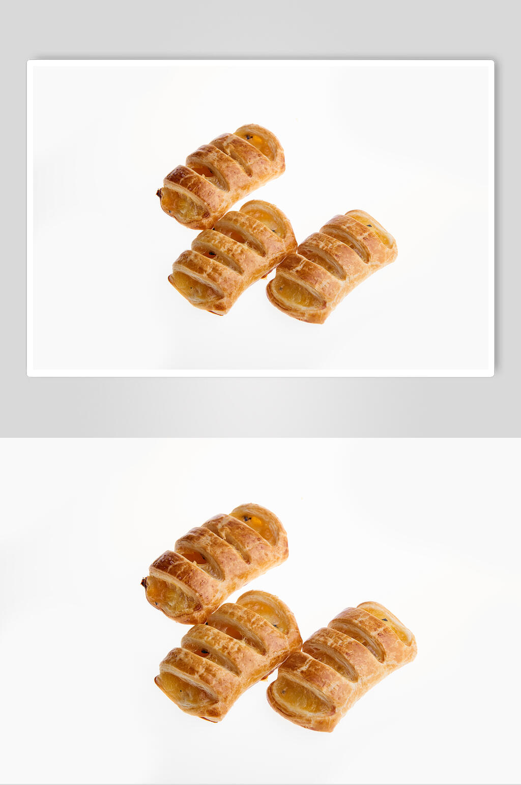 白底烘焙面包食品摄影图片素材