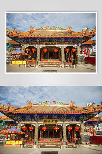 东方传统建筑摄影图