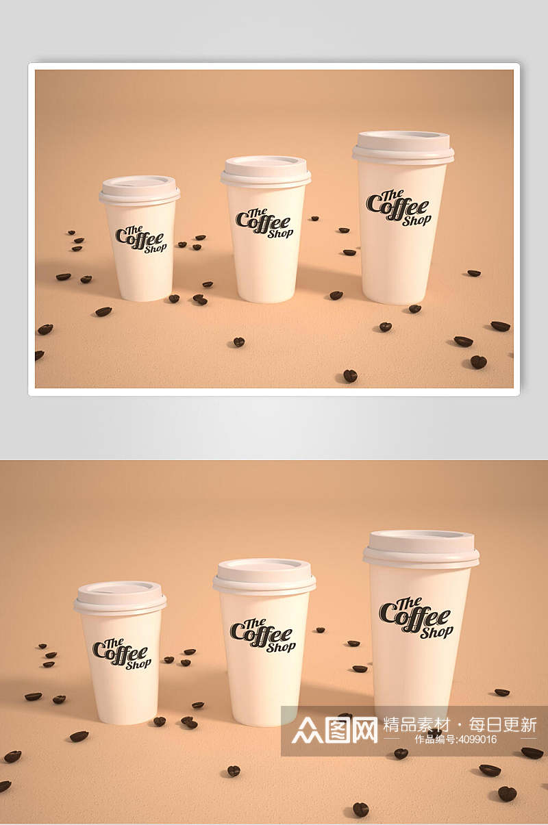 咖啡包装设计咖啡系列包装样机素材