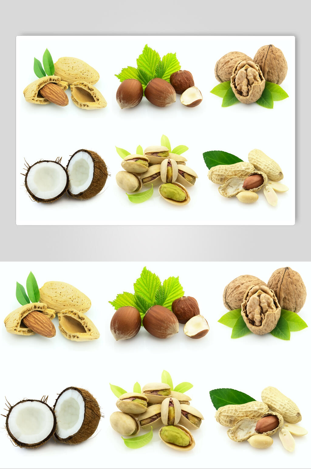 清新水果坚果果干食品摄影图片素材