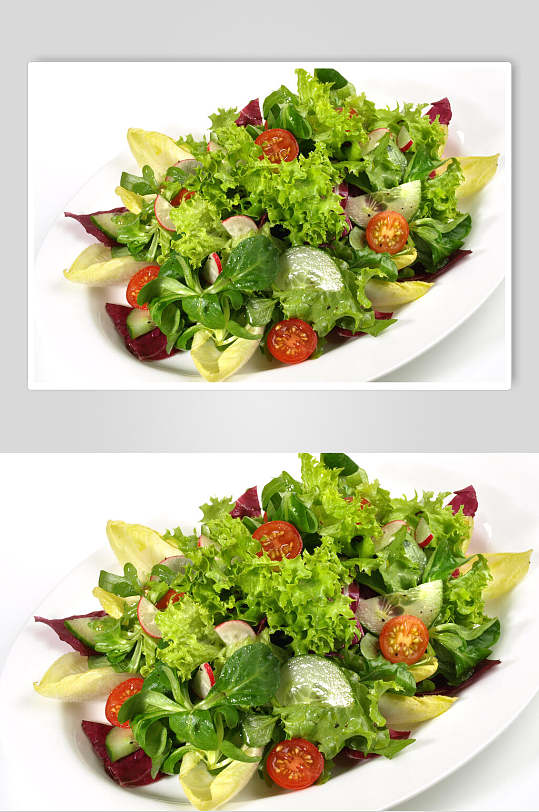 健康沙拉蔬菜水果食物图片
