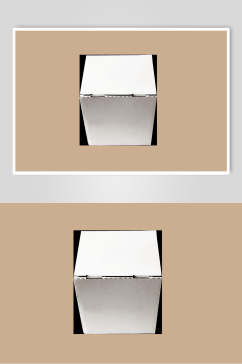 硬壳木纸板镂空设计棕纸箱包装样机