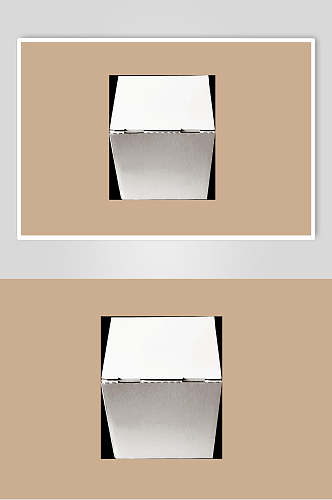 硬壳木纸板镂空设计棕纸箱包装样机