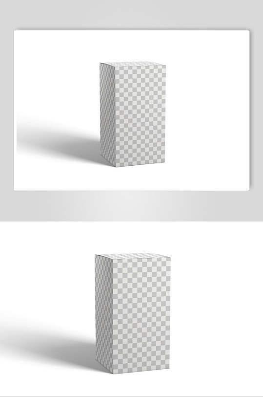 长方形包装设计纸盒样机