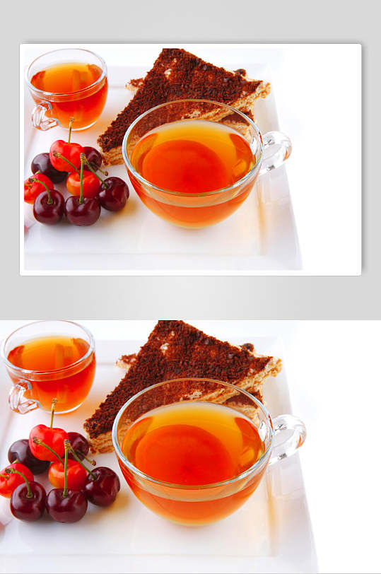 水果红茶摄影图