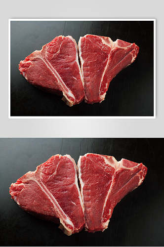 排骨猪肉肉类餐饮美食图片