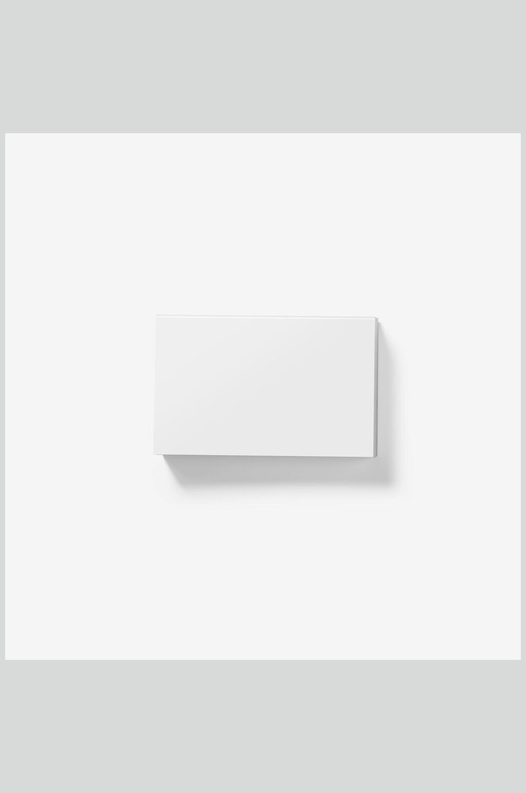 正视图长方形阴影杂志画册展示样机素材