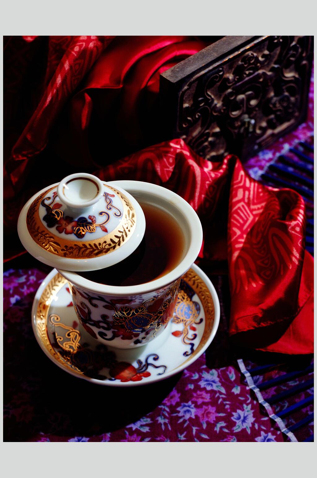 茶文化茶汤茶水摄影图