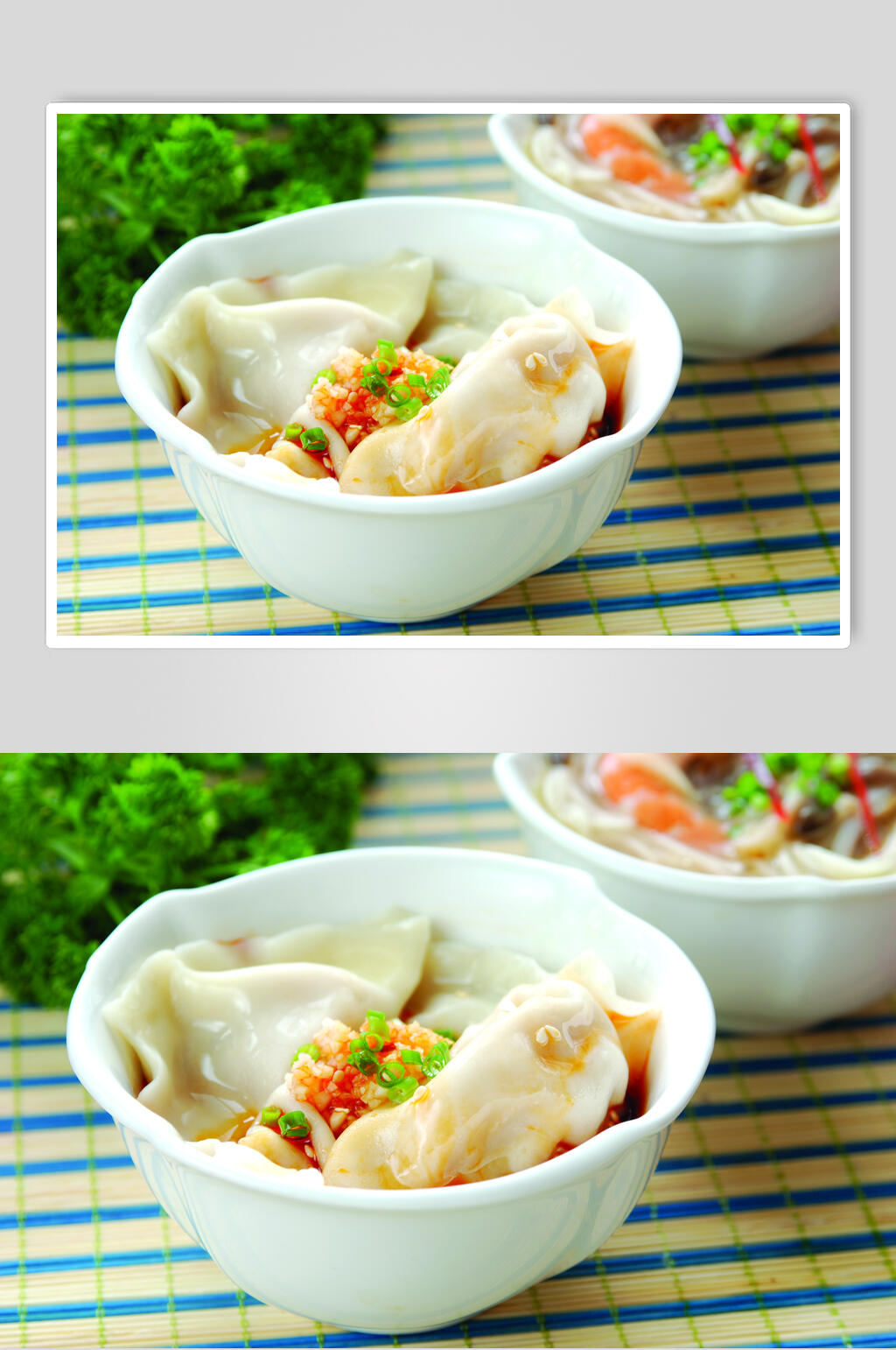 营养钟水饺图片素材
