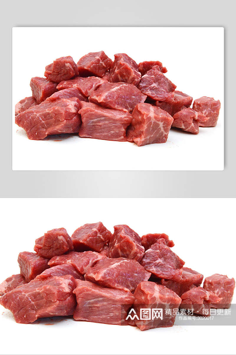 猪肉粒猪肉肉类餐饮图片素材