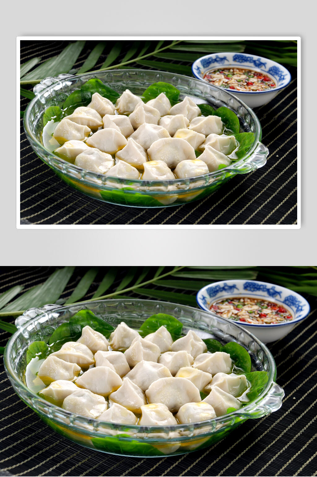 鸡汁韭菜饺图片素材