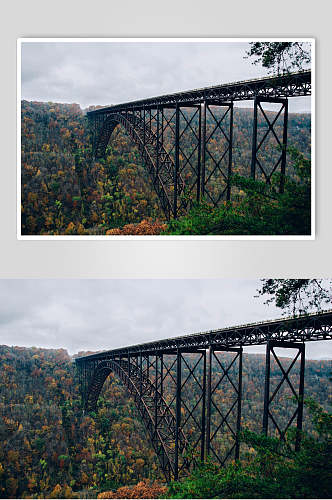 大桥自然风景摄影图片